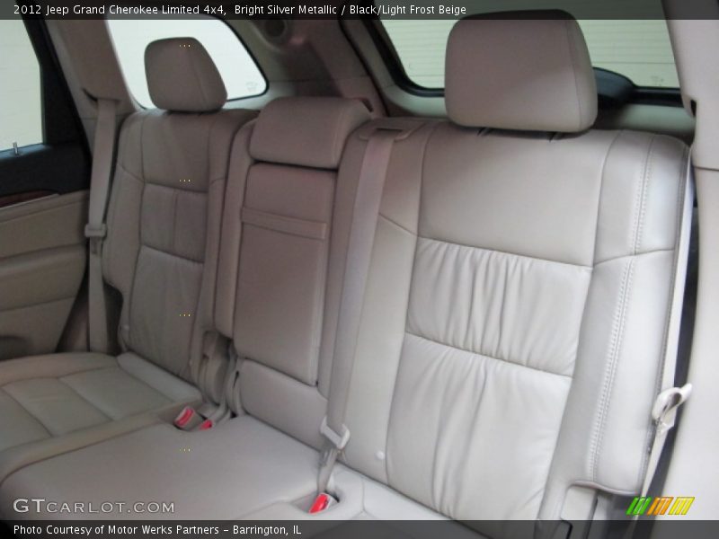 Bright Silver Metallic / Black/Light Frost Beige 2012 Jeep Grand Cherokee Limited 4x4