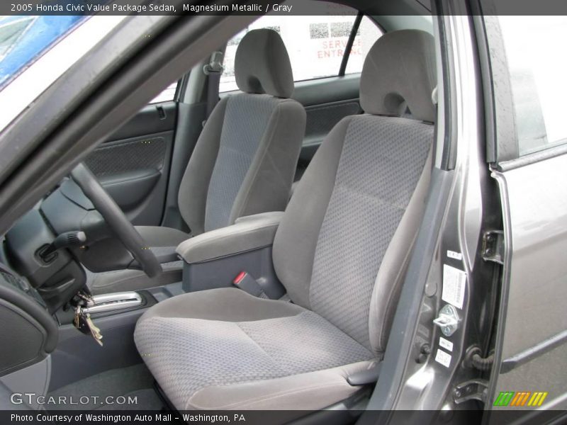 Magnesium Metallic / Gray 2005 Honda Civic Value Package Sedan