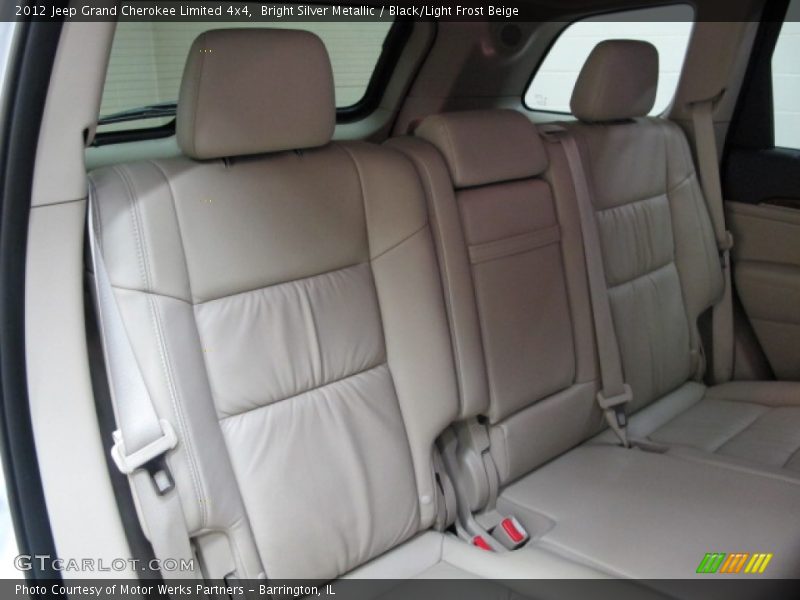 Bright Silver Metallic / Black/Light Frost Beige 2012 Jeep Grand Cherokee Limited 4x4