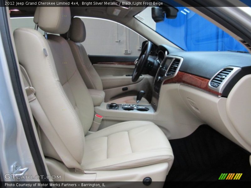 Bright Silver Metallic / Black/Light Frost Beige 2012 Jeep Grand Cherokee Limited 4x4