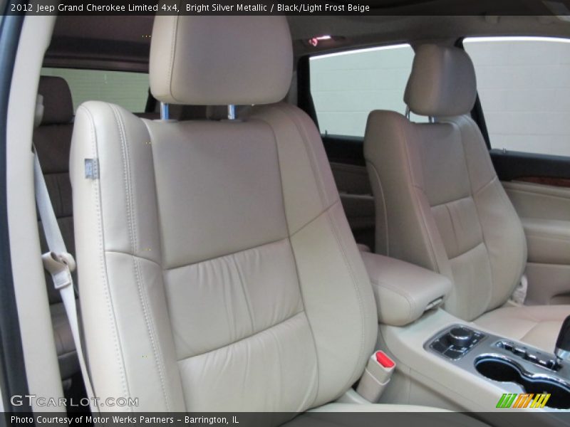 Bright Silver Metallic / Black/Light Frost Beige 2012 Jeep Grand Cherokee Limited 4x4