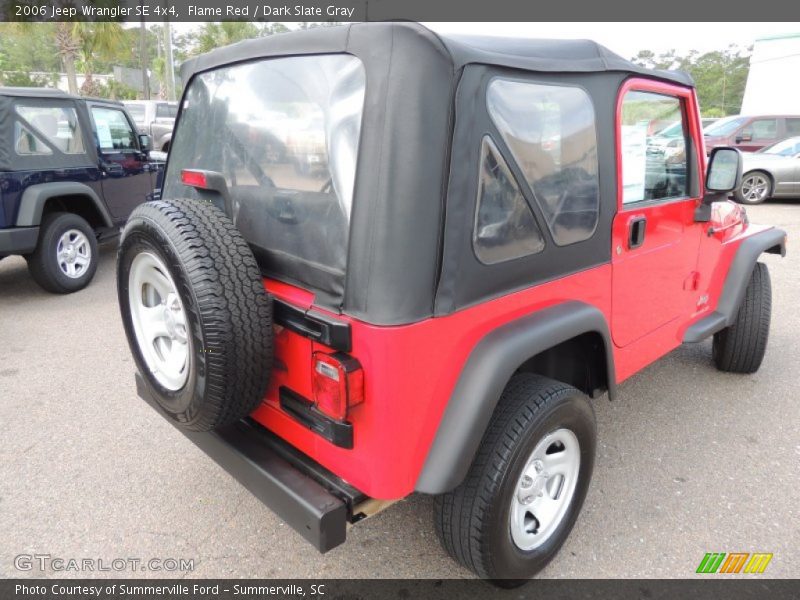 Flame Red / Dark Slate Gray 2006 Jeep Wrangler SE 4x4