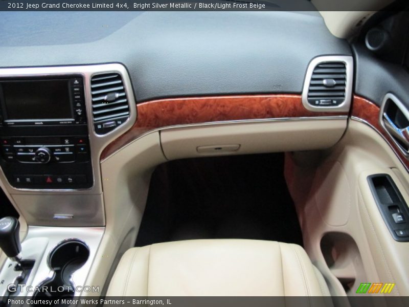 Bright Silver Metallic / Black/Light Frost Beige 2012 Jeep Grand Cherokee Limited 4x4