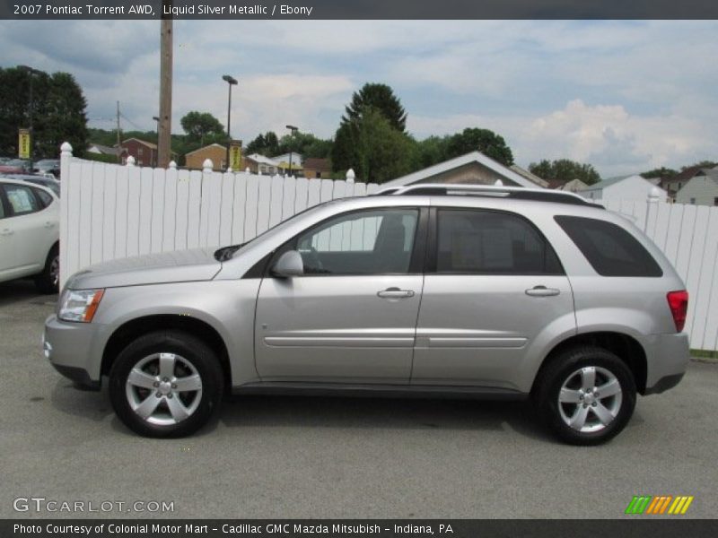 Liquid Silver Metallic / Ebony 2007 Pontiac Torrent AWD