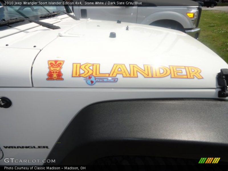 Stone White / Dark Slate Gray/Blue 2010 Jeep Wrangler Sport Islander Edition 4x4