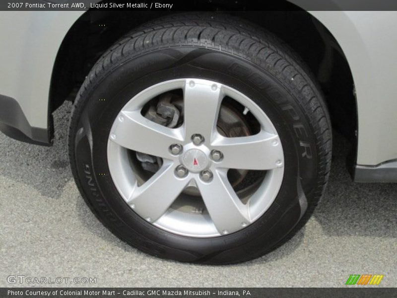 Liquid Silver Metallic / Ebony 2007 Pontiac Torrent AWD