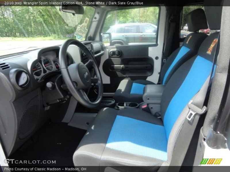 Stone White / Dark Slate Gray/Blue 2010 Jeep Wrangler Sport Islander Edition 4x4