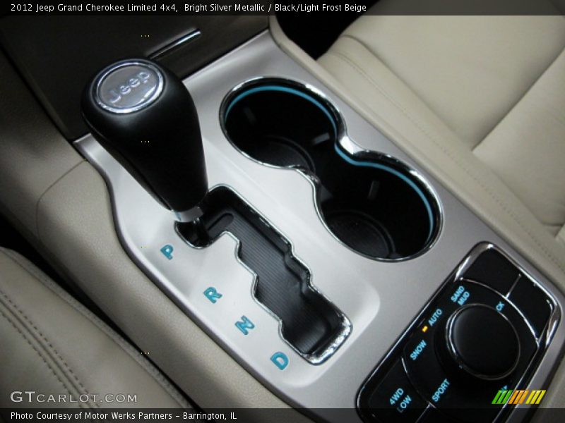 Bright Silver Metallic / Black/Light Frost Beige 2012 Jeep Grand Cherokee Limited 4x4
