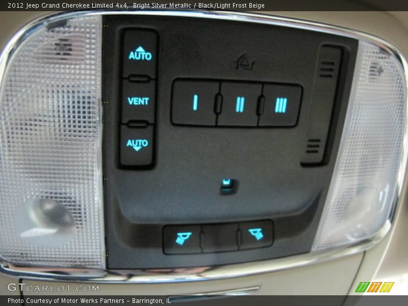 Bright Silver Metallic / Black/Light Frost Beige 2012 Jeep Grand Cherokee Limited 4x4
