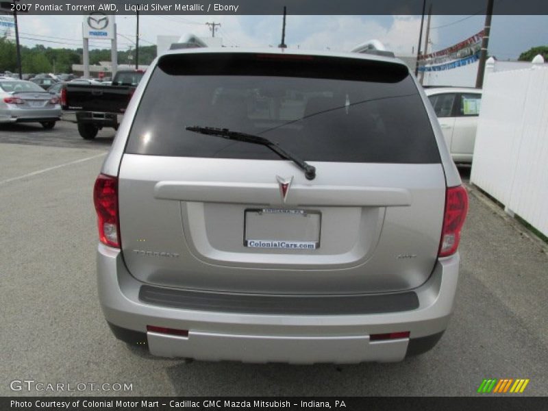 Liquid Silver Metallic / Ebony 2007 Pontiac Torrent AWD