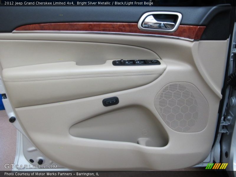 Bright Silver Metallic / Black/Light Frost Beige 2012 Jeep Grand Cherokee Limited 4x4