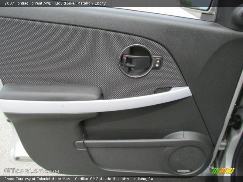Liquid Silver Metallic / Ebony 2007 Pontiac Torrent AWD