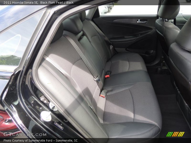 Black Plum Pearl / Black 2011 Hyundai Sonata SE