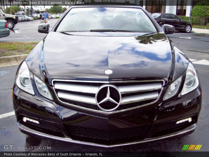 Black / Black 2011 Mercedes-Benz E 350 Cabriolet