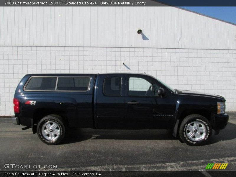 Dark Blue Metallic / Ebony 2008 Chevrolet Silverado 1500 LT Extended Cab 4x4
