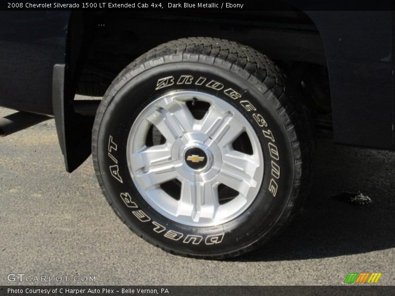 Dark Blue Metallic / Ebony 2008 Chevrolet Silverado 1500 LT Extended Cab 4x4