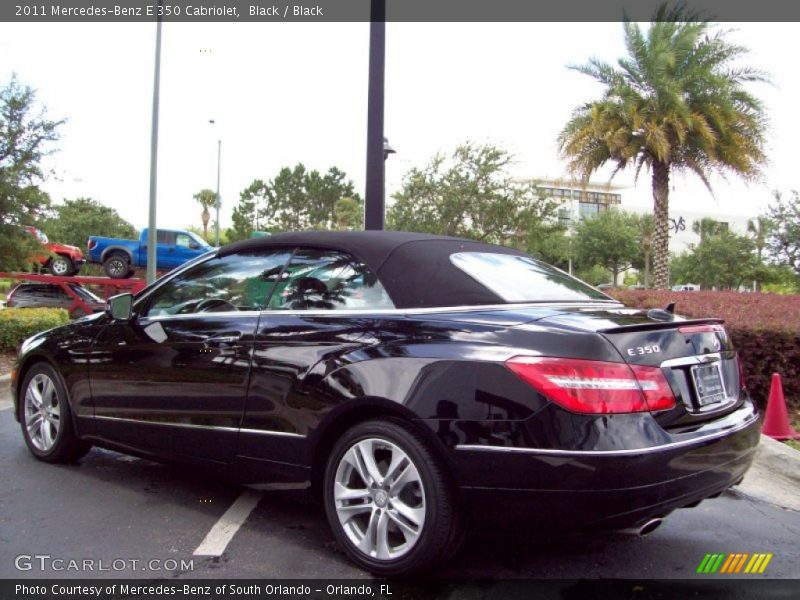 Black / Black 2011 Mercedes-Benz E 350 Cabriolet