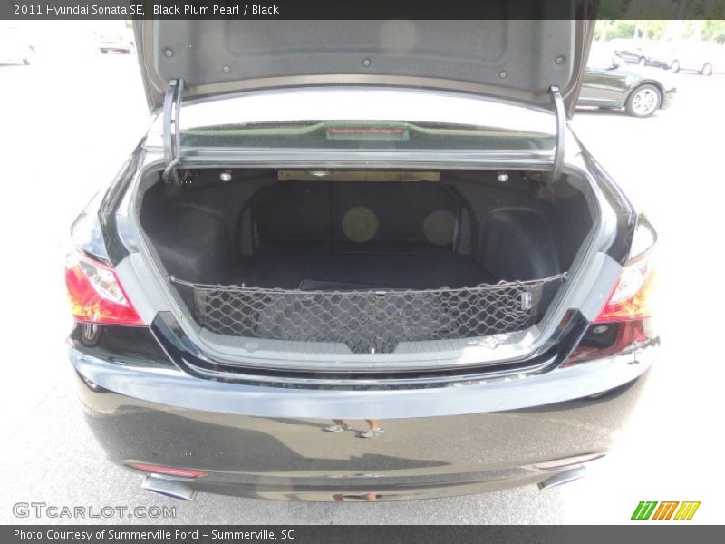 Black Plum Pearl / Black 2011 Hyundai Sonata SE