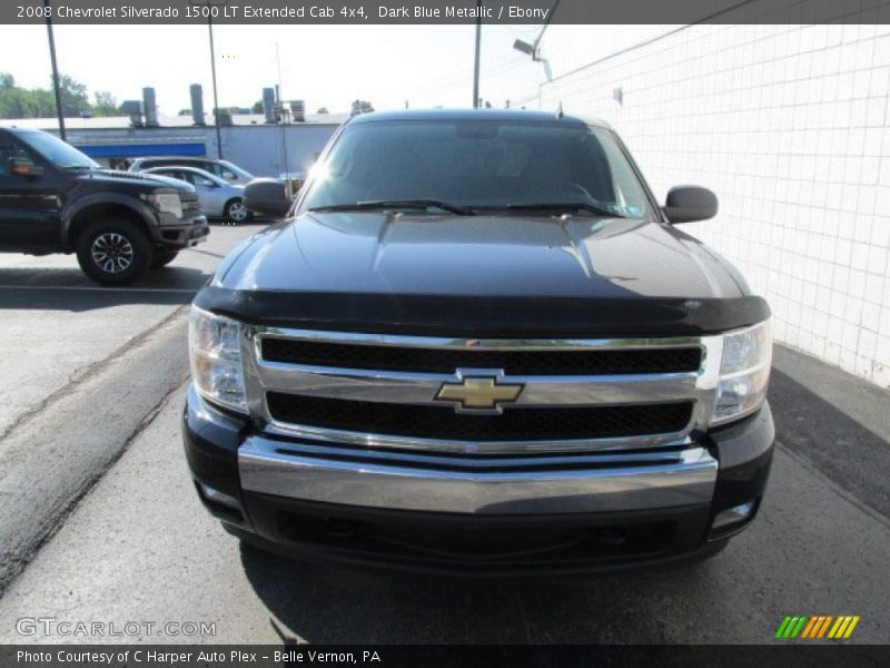 Dark Blue Metallic / Ebony 2008 Chevrolet Silverado 1500 LT Extended Cab 4x4