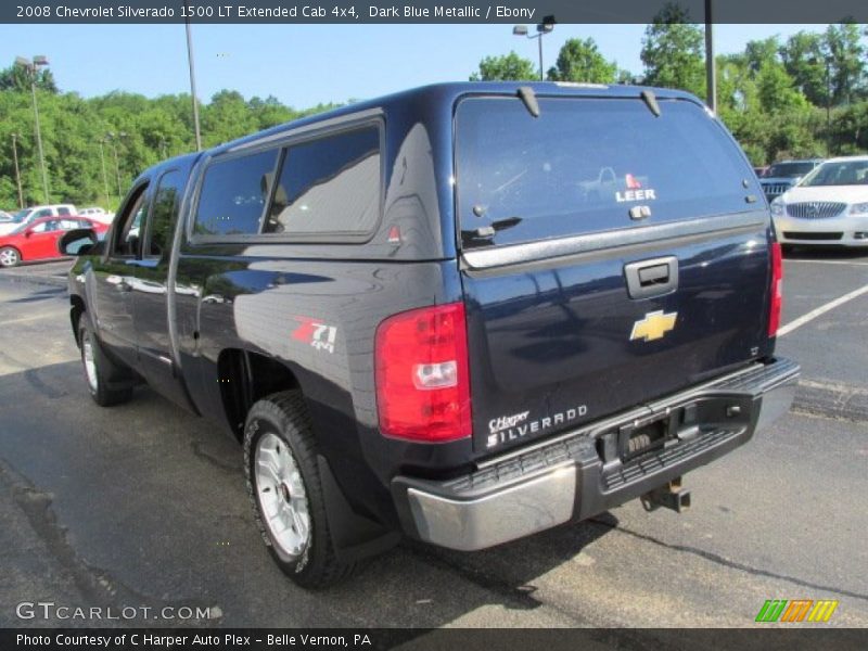 Dark Blue Metallic / Ebony 2008 Chevrolet Silverado 1500 LT Extended Cab 4x4