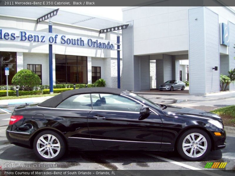 Black / Black 2011 Mercedes-Benz E 350 Cabriolet
