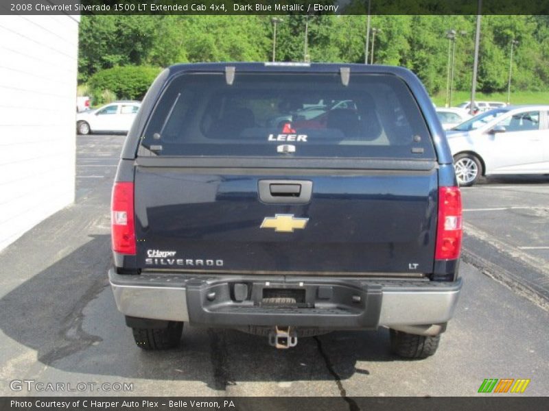Dark Blue Metallic / Ebony 2008 Chevrolet Silverado 1500 LT Extended Cab 4x4