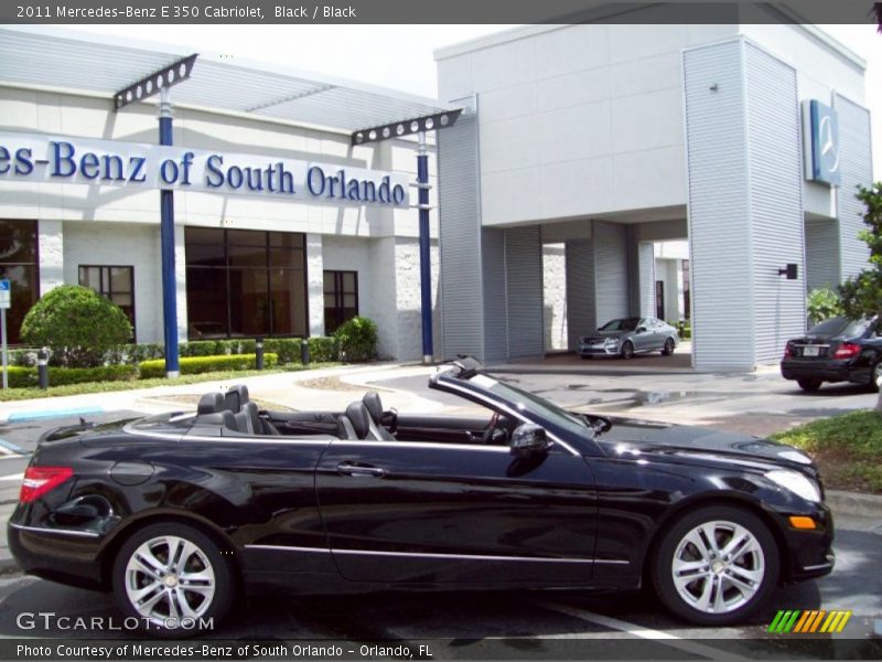 Black / Black 2011 Mercedes-Benz E 350 Cabriolet