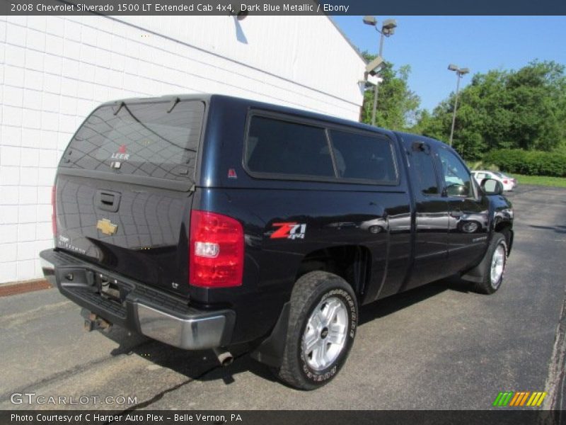 Dark Blue Metallic / Ebony 2008 Chevrolet Silverado 1500 LT Extended Cab 4x4