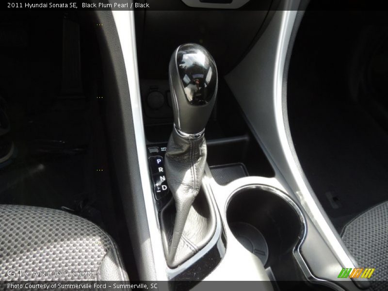 Black Plum Pearl / Black 2011 Hyundai Sonata SE