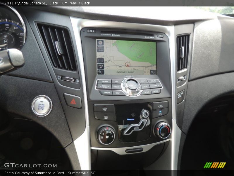 Black Plum Pearl / Black 2011 Hyundai Sonata SE