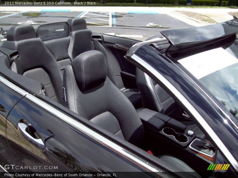 Black / Black 2011 Mercedes-Benz E 350 Cabriolet