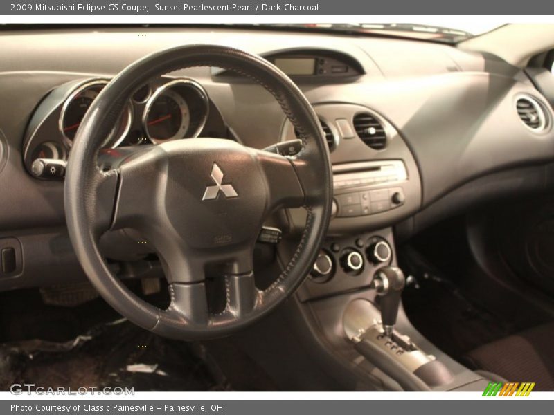 Sunset Pearlescent Pearl / Dark Charcoal 2009 Mitsubishi Eclipse GS Coupe