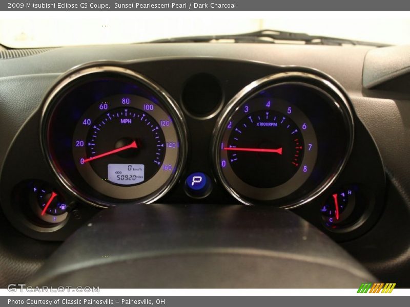 Sunset Pearlescent Pearl / Dark Charcoal 2009 Mitsubishi Eclipse GS Coupe