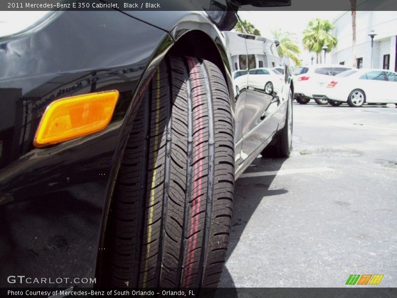 Black / Black 2011 Mercedes-Benz E 350 Cabriolet