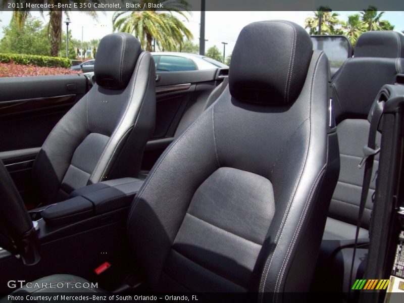 Black / Black 2011 Mercedes-Benz E 350 Cabriolet