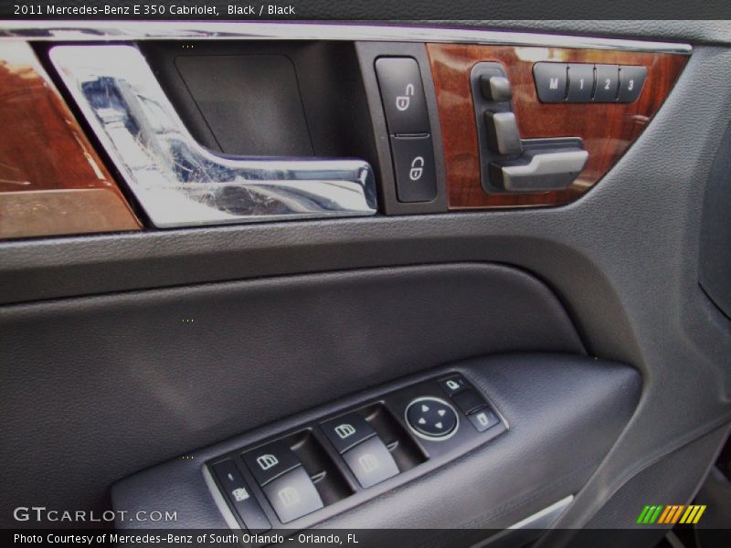 Black / Black 2011 Mercedes-Benz E 350 Cabriolet