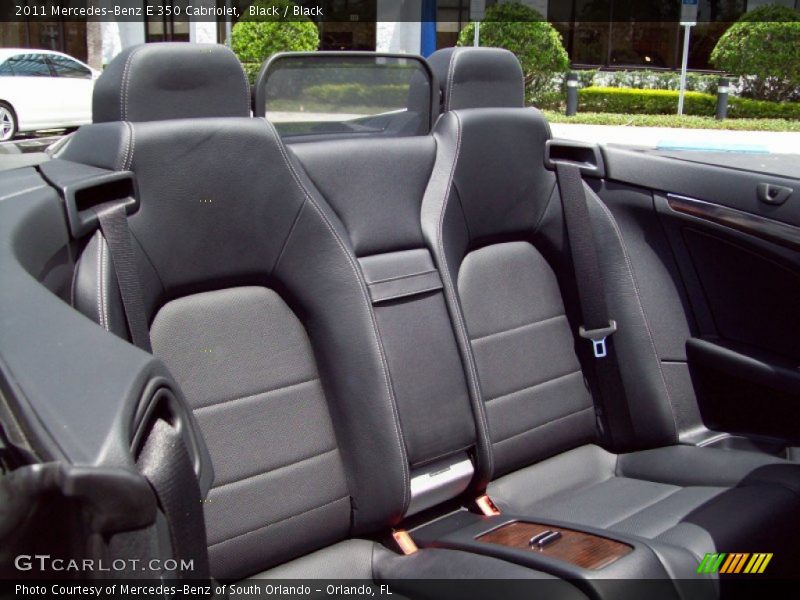 Black / Black 2011 Mercedes-Benz E 350 Cabriolet