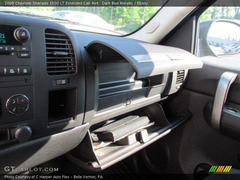 Dark Blue Metallic / Ebony 2008 Chevrolet Silverado 1500 LT Extended Cab 4x4