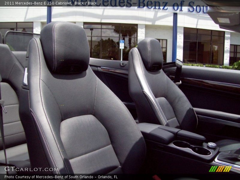 Black / Black 2011 Mercedes-Benz E 350 Cabriolet