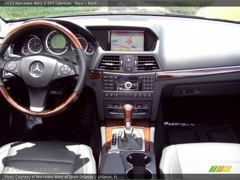 Black / Black 2011 Mercedes-Benz E 350 Cabriolet