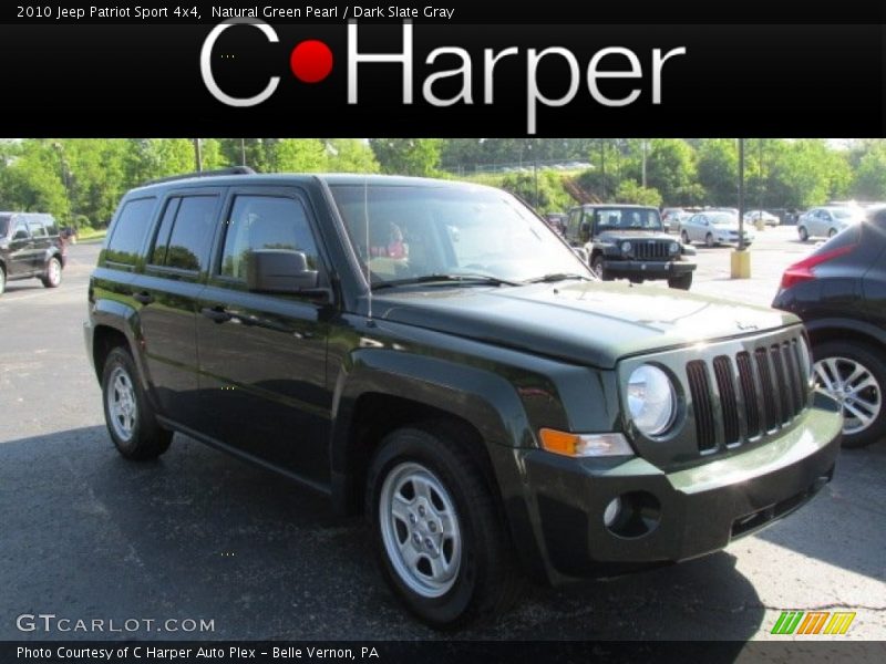 Natural Green Pearl / Dark Slate Gray 2010 Jeep Patriot Sport 4x4