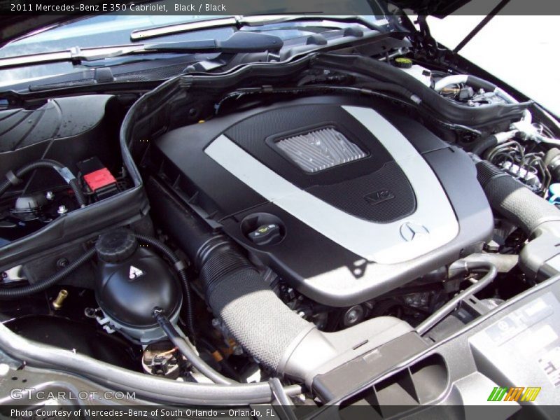 Black / Black 2011 Mercedes-Benz E 350 Cabriolet