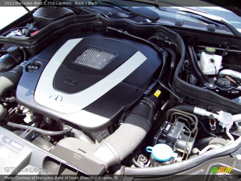 Black / Black 2011 Mercedes-Benz E 350 Cabriolet