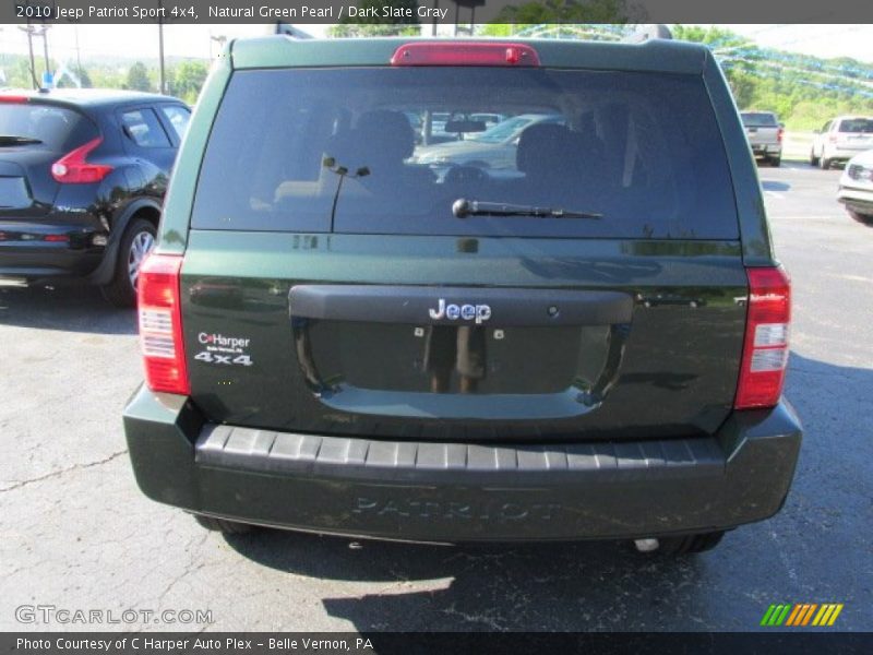 Natural Green Pearl / Dark Slate Gray 2010 Jeep Patriot Sport 4x4
