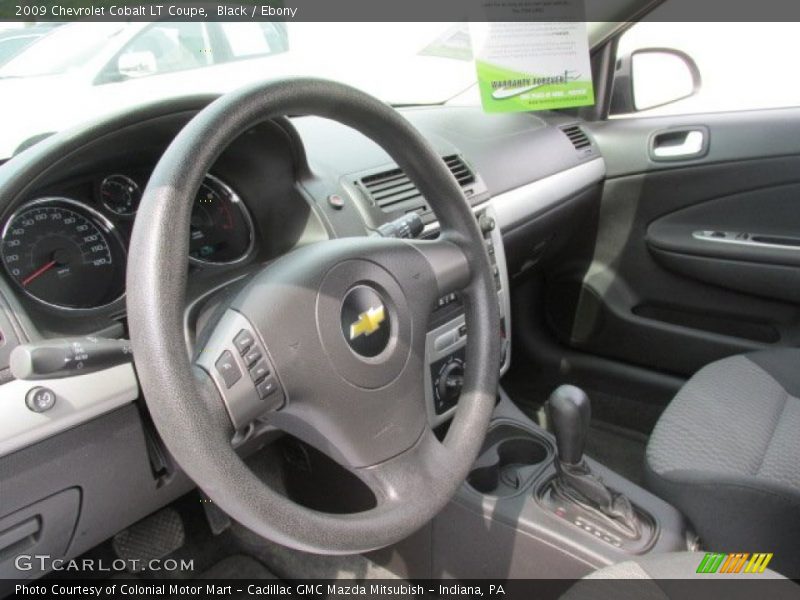 Black / Ebony 2009 Chevrolet Cobalt LT Coupe
