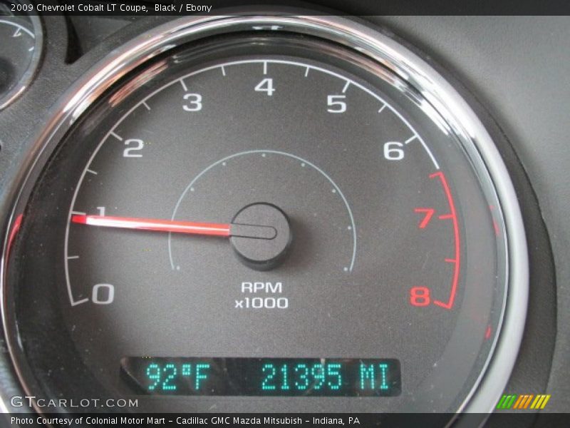 Black / Ebony 2009 Chevrolet Cobalt LT Coupe