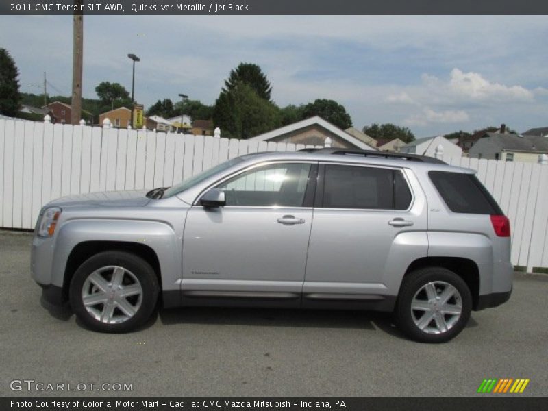 Quicksilver Metallic / Jet Black 2011 GMC Terrain SLT AWD