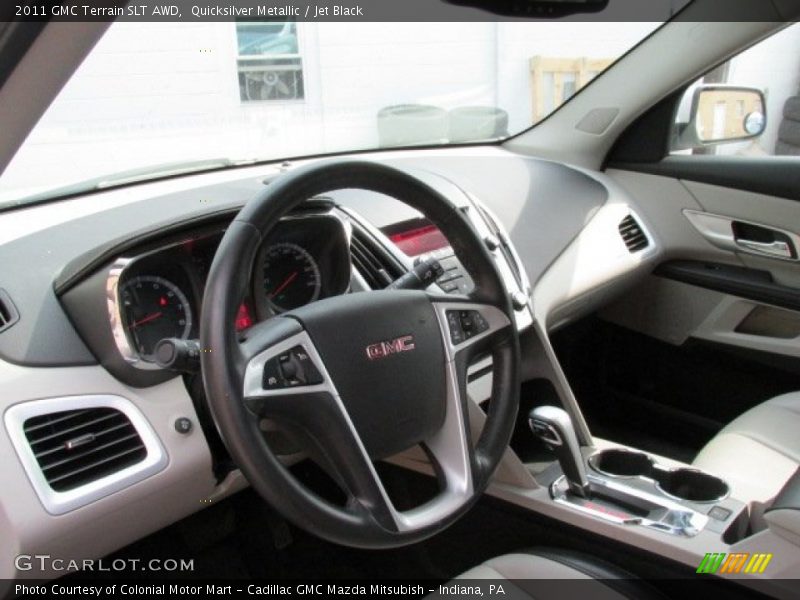 Quicksilver Metallic / Jet Black 2011 GMC Terrain SLT AWD