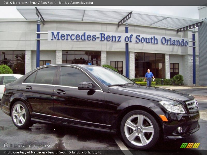 Black / Almond/Mocha 2010 Mercedes-Benz C 300 Sport