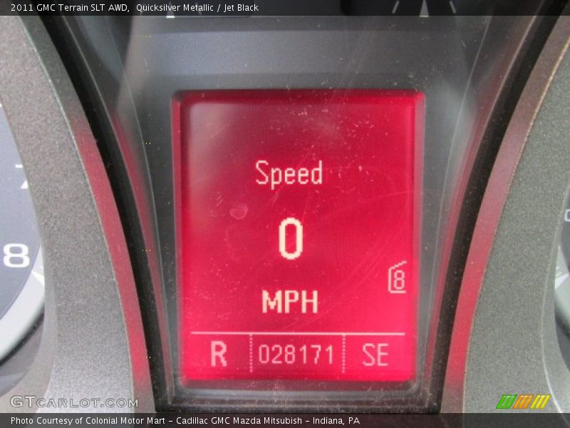 Quicksilver Metallic / Jet Black 2011 GMC Terrain SLT AWD